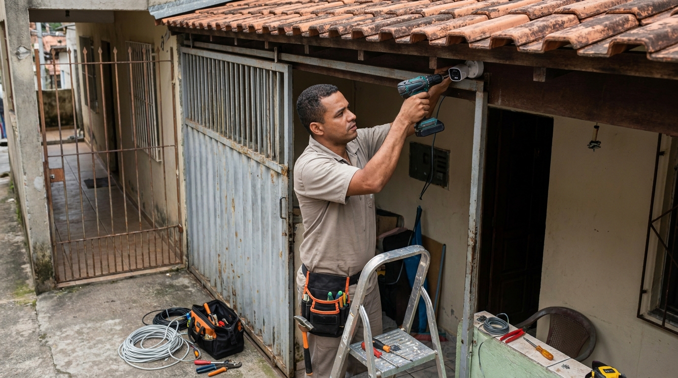 Instalação de Câmera Residencial em Duque de Caxias‑RJ