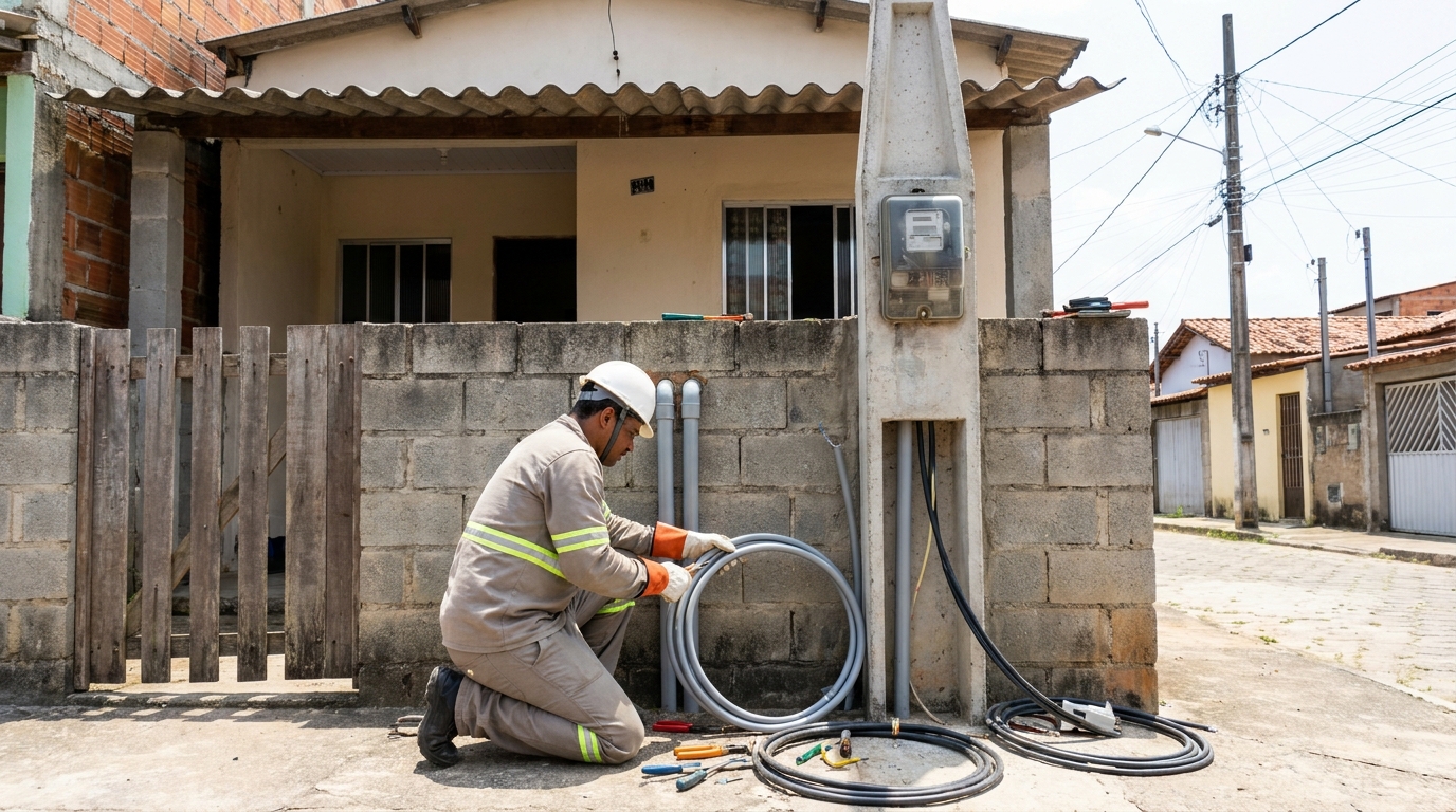 Instalação de Poste Padrão em Duque de Caxias‑RJ